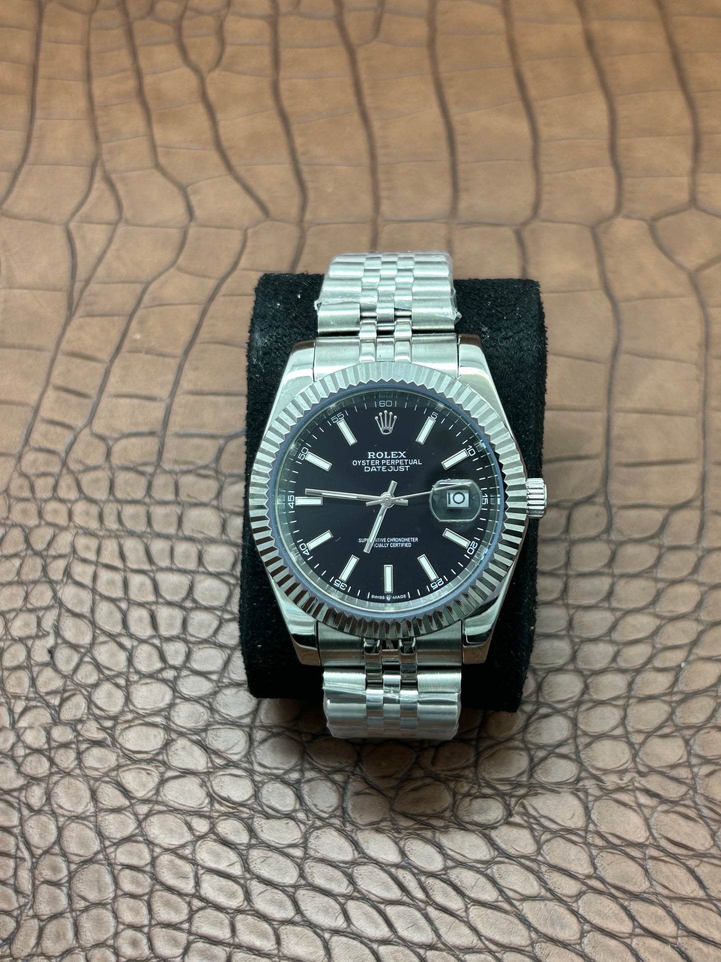 Datejust nero con indici