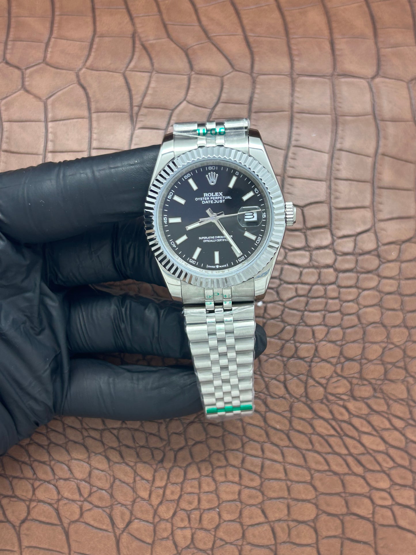 Datejust nero con indici