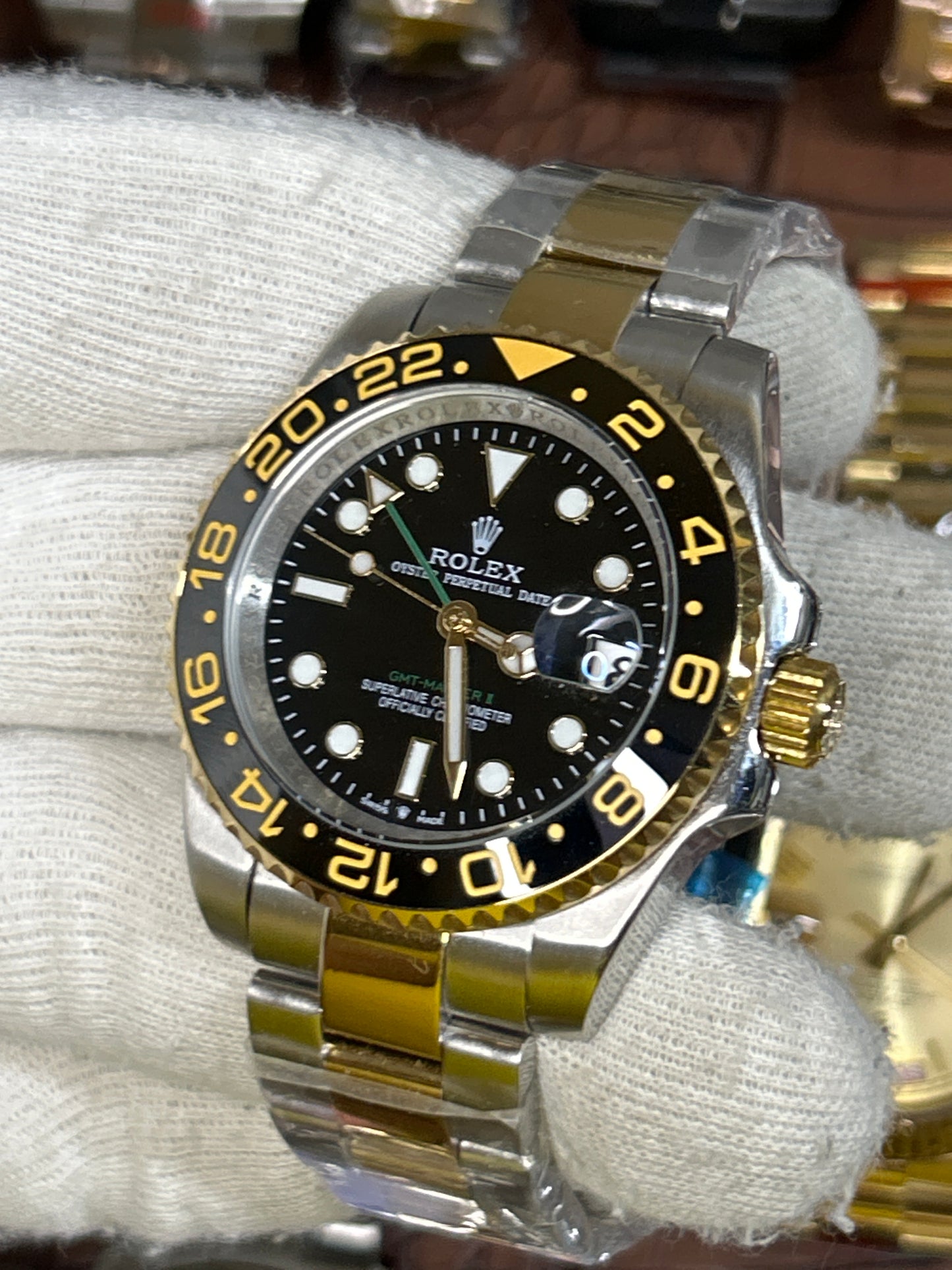 Gmt acciaio e oro