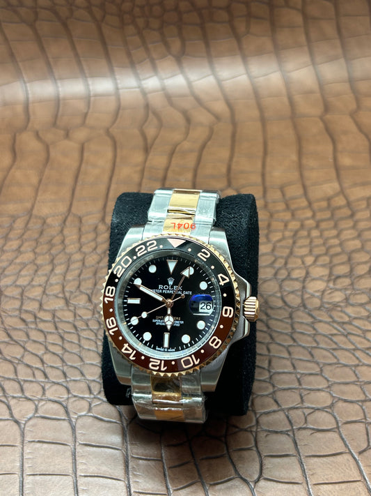 Gmt root  acciaio e oro